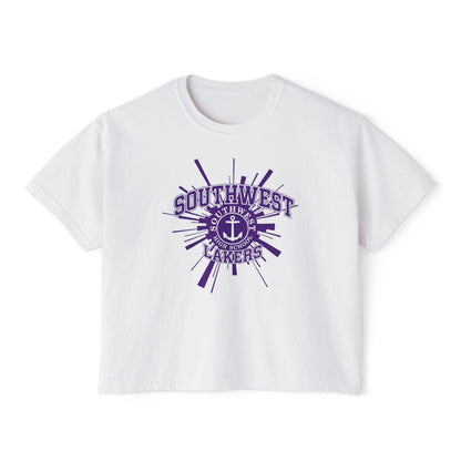 Minneapolis Southwest Lakers Women's Boxy Tee - Casual Summer Vibe