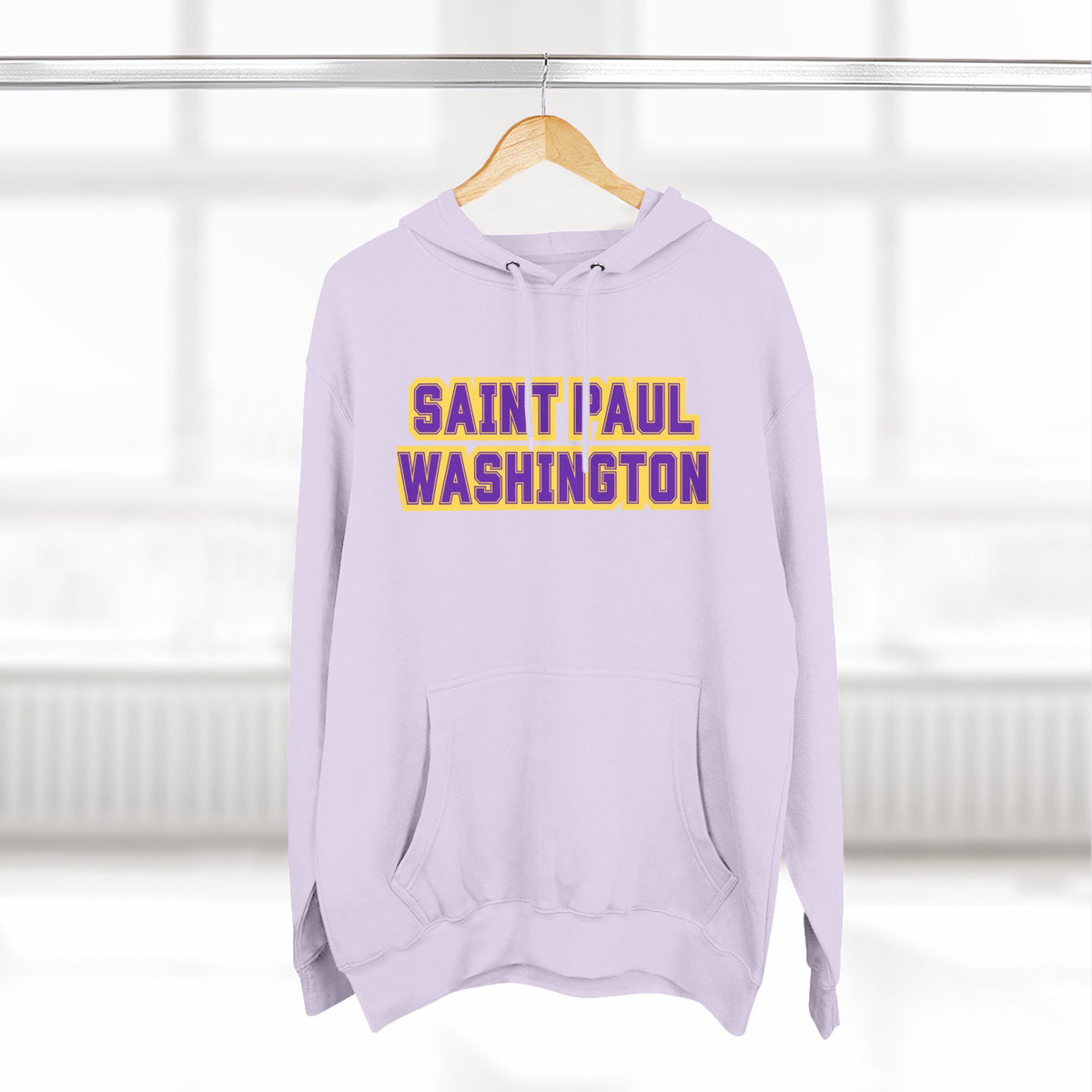 Saint Paul Washington Tech Eagles Hoodie — Collegiate Pullover with Bold Varsity Text