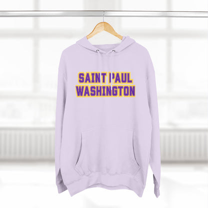 Saint Paul Washington Tech Eagles Hoodie — Collegiate Pullover with Bold Varsity Text