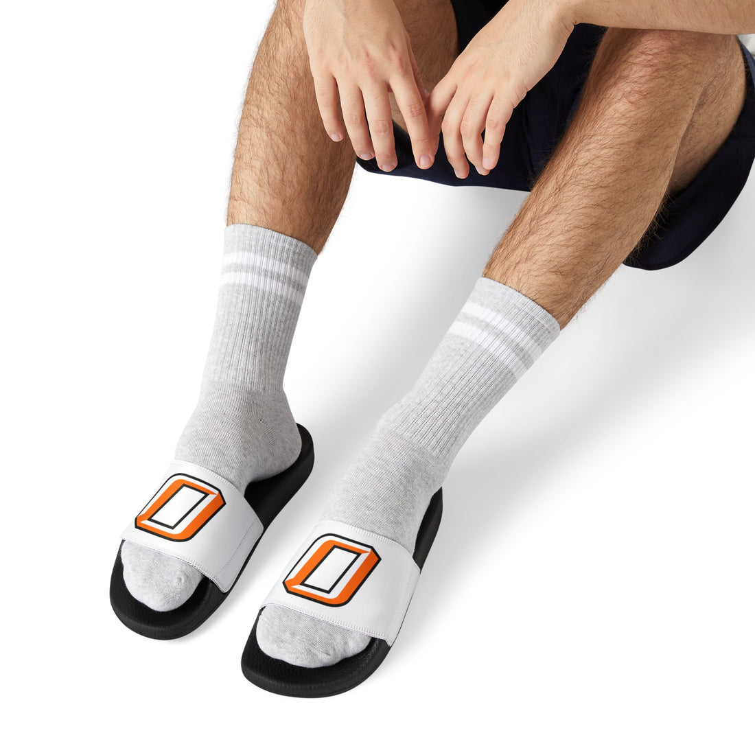 Osseo Orioles Men's Removable-Strap Casual Sandals for Summer Adventures