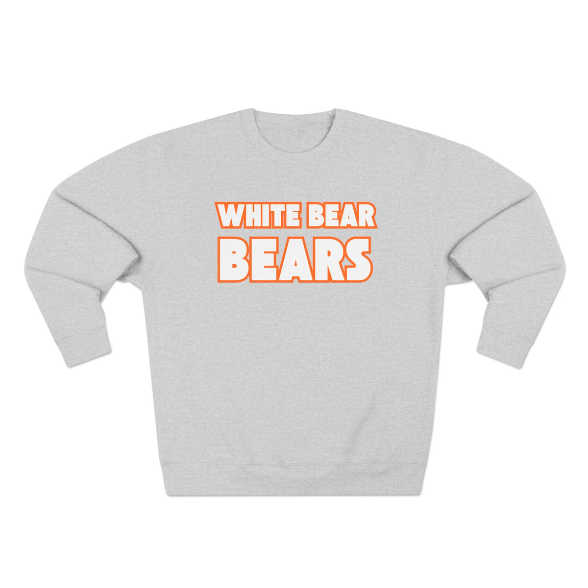 White Bear Bears Crewneck Sweatshirt — School Spirit Sweatshirt