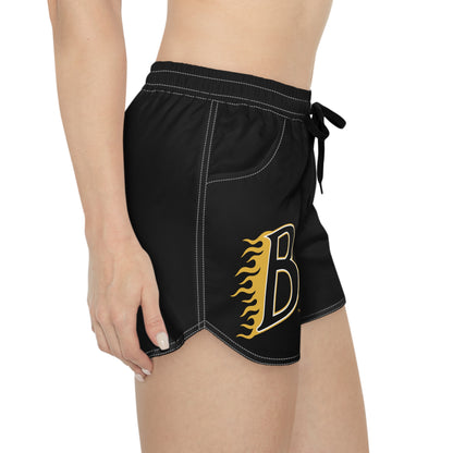 Burnsville Blaze Black Women's Casual Shorts