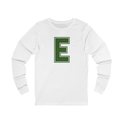 Edina Hornets "E" Long Sleeve Tee with Green Hornet