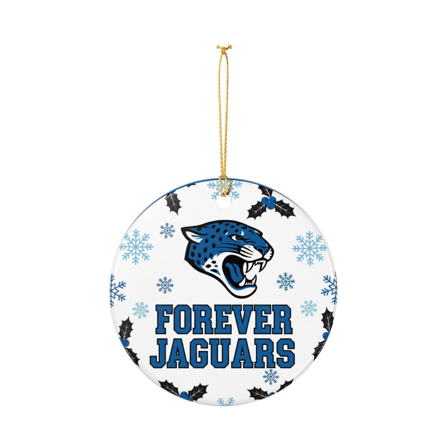 Bloomington Jefferson Jaguars "Forever" Holiday Ornament