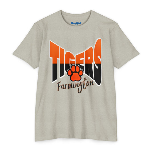Farmington Tigers Paw Print Graphic T-Shirt