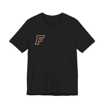 Farmington Tigers 'F' Graphic Tee — Retro Letterman Style T-Shirt