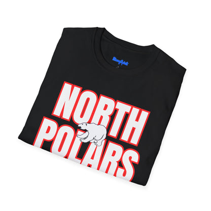 North Saint Paul Polars T-Shirt — "NORTH POLARS" Bold Graphic Tee (Polar Bear Accent)