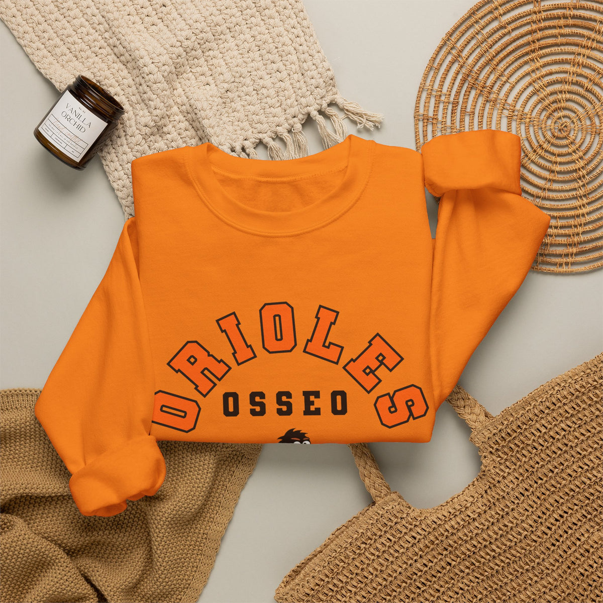 Osseo Orioles Unisex Heavy Blend™ Crewneck Sweatshirt - Comfortable and Stylish Apparel