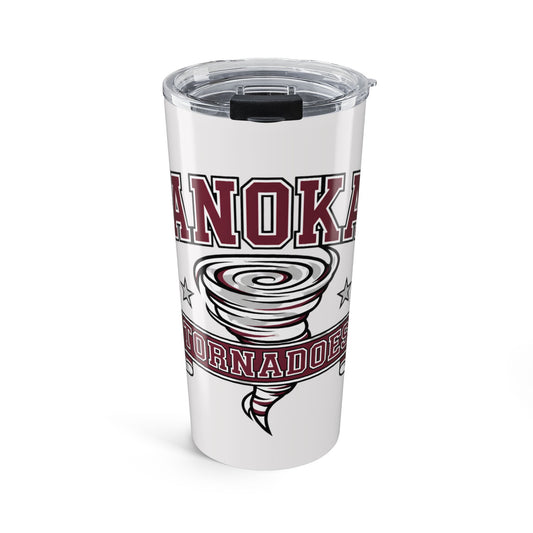 Anoka Tornadoes 20oz Stainless Steel Tumbler — Insulated Travel Cup
