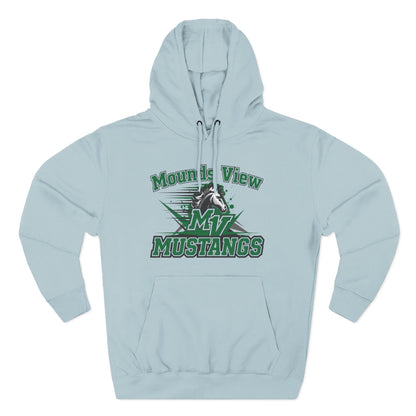 Mounds View Mustangs Three-Panel Fleece Hoodie