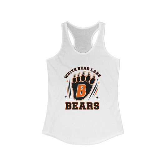 White Bear Bears Racerback Tank