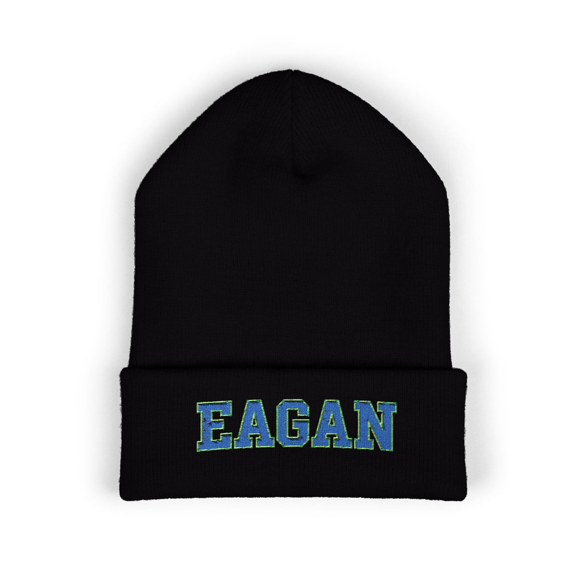 Eagan Embroidered Cuffed Beanie — Cozy Town Pride Winter Hat