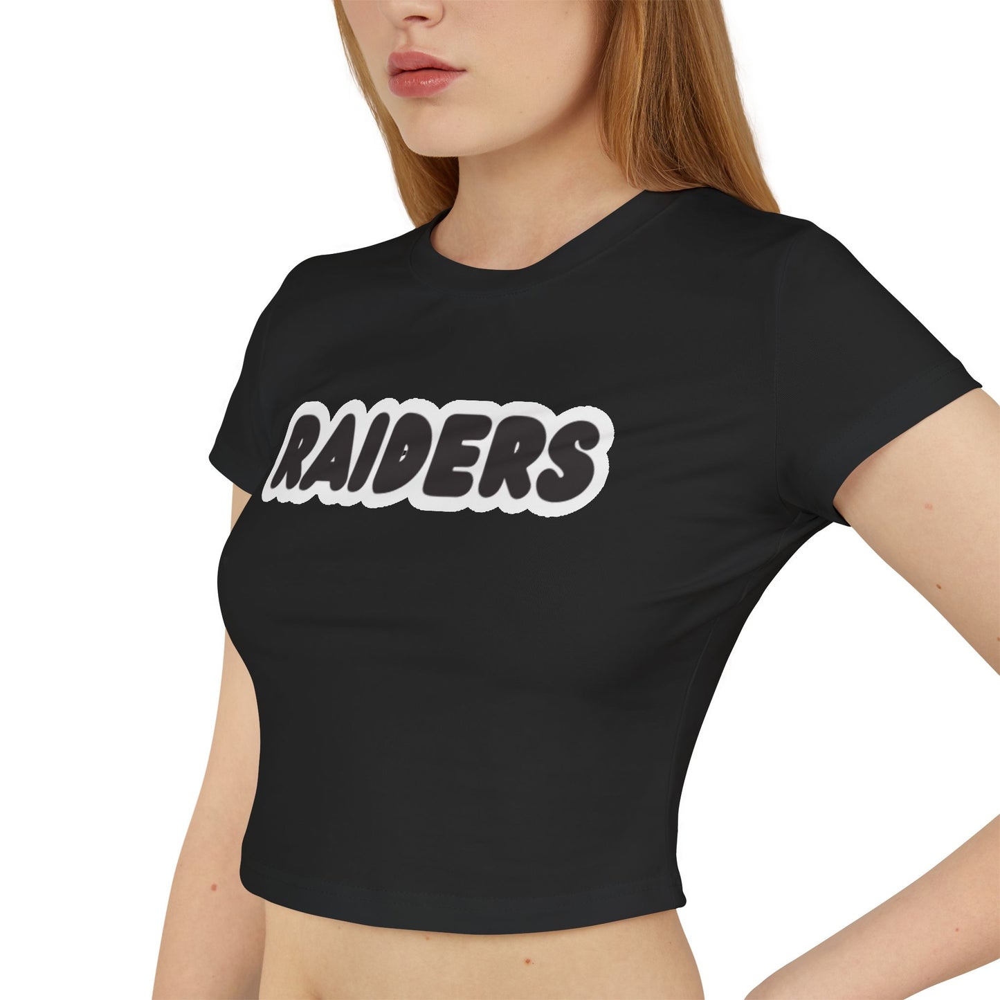 Roseville Raiders Women’s Baby Tee - Retro Graphic Top for Casual Vibes