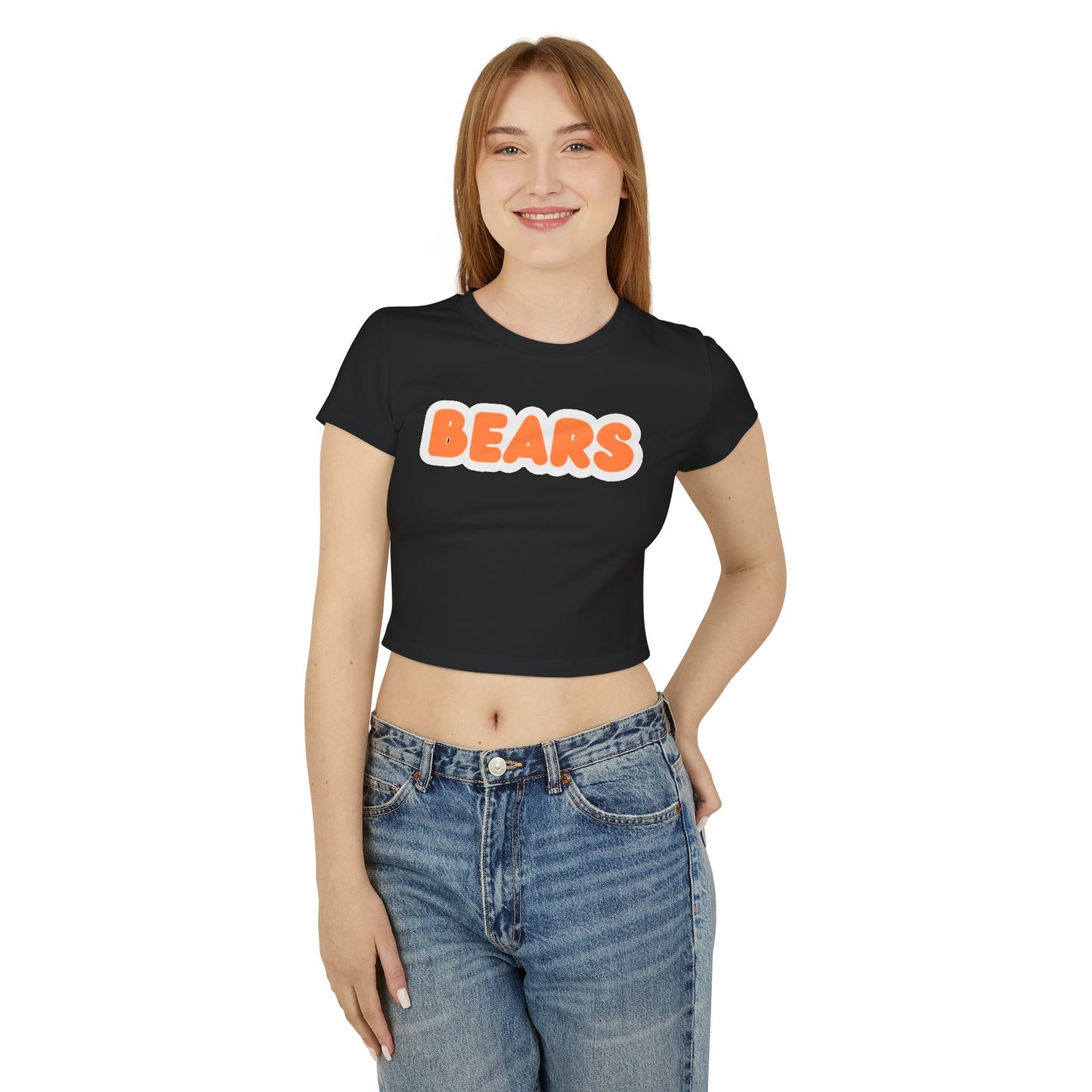 White Bear Lake Bears Women’s Baby Tee - Retro Graphic Top for Casual Vibes