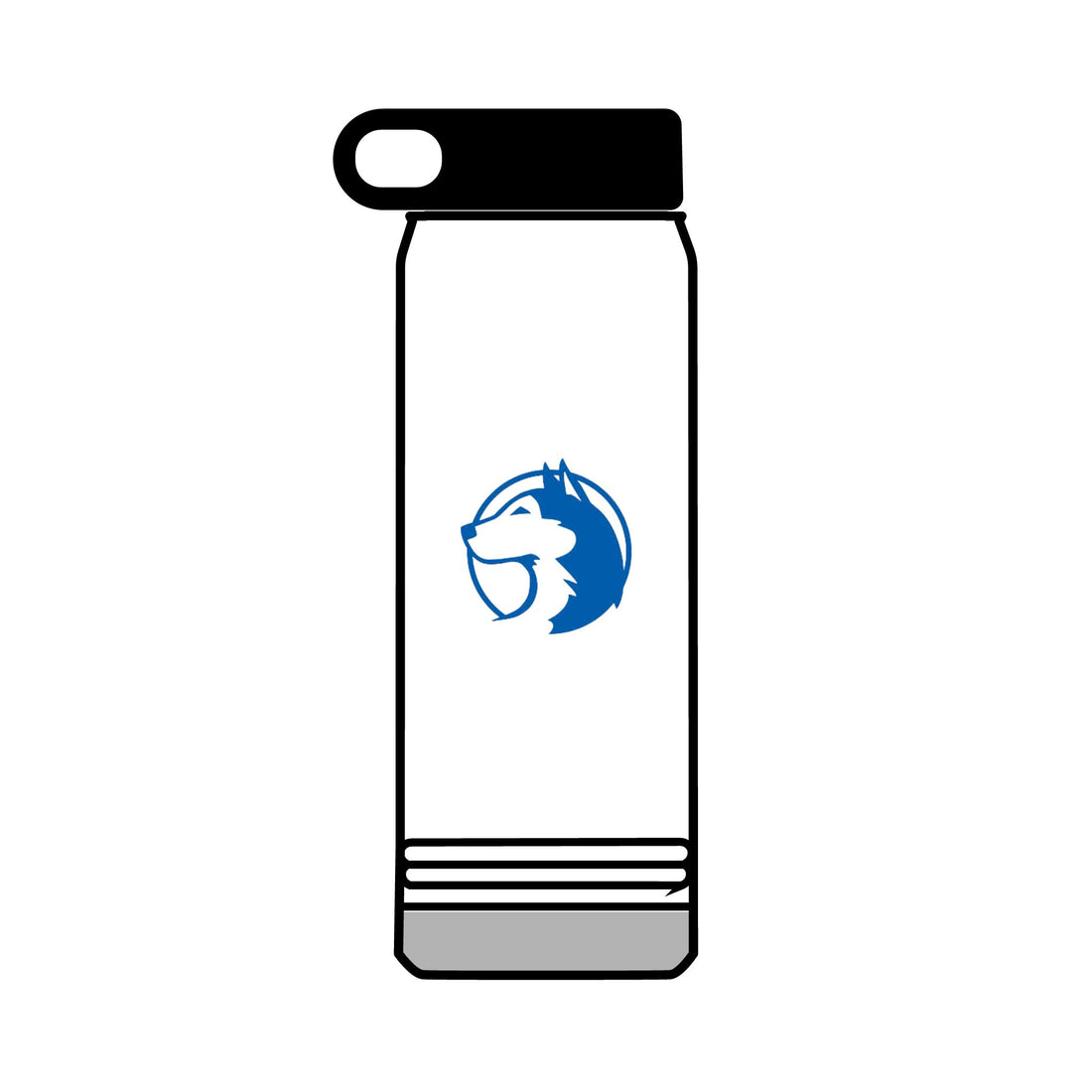 Saint Anthony Huskies Stylish 32oz Water Bottle - Sleek Design for Active Lifestyles