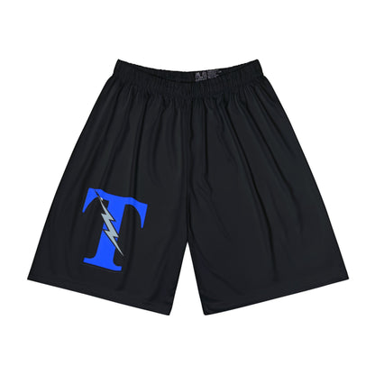 Tartan Titans Black Men's Sports Shorts