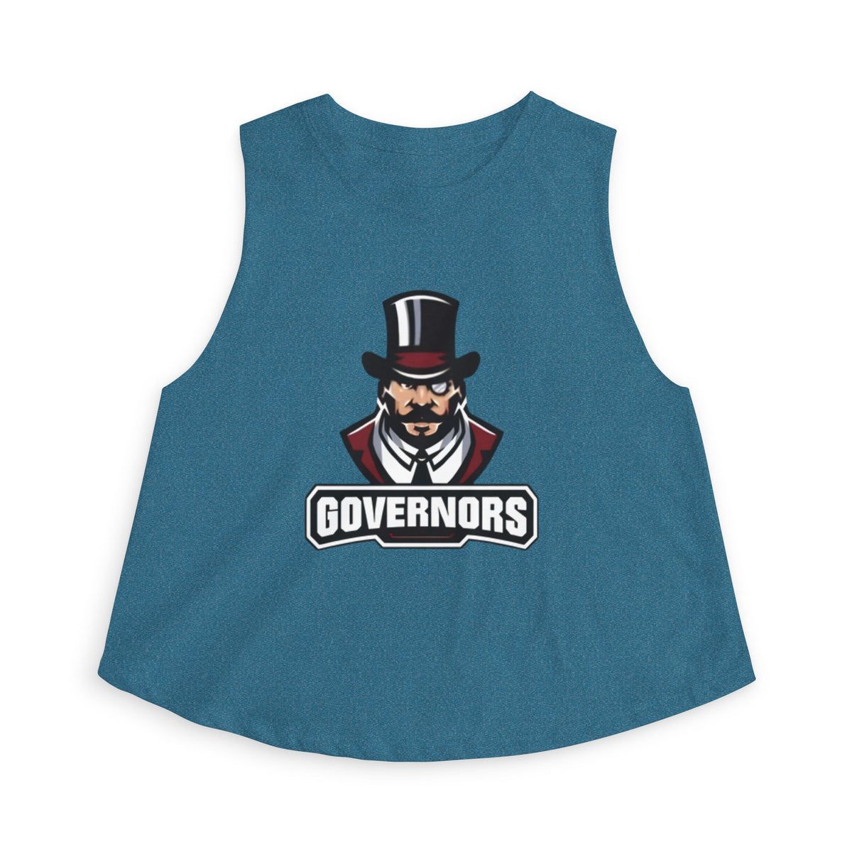 Saint Paul Johnson Governors Crop Top — Retro Script Athletic Women's Tank