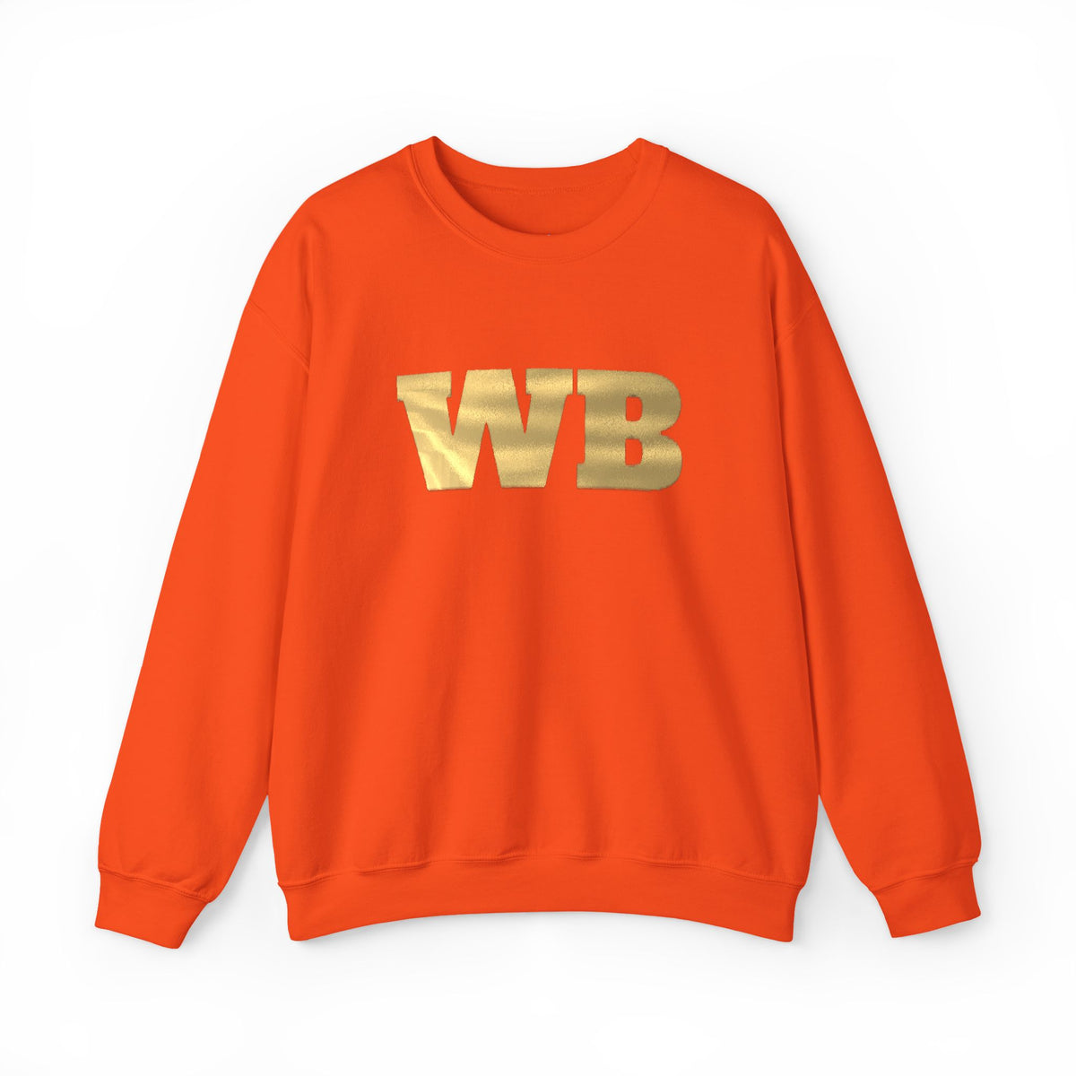 White Bear Bears "WB" Metallic Gold Crewneck Sweatshirt