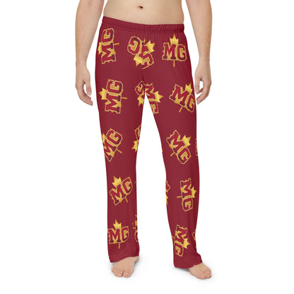 Maple Grove Crimson Men's Pajama Pants  - Comfortable Sleepwear for Relaxation and Lounging