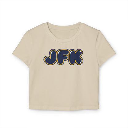 Bloomington Kennedy JFK  Eagles Women’s Baby Tee - Retro Graphic Top for Casual Vibes