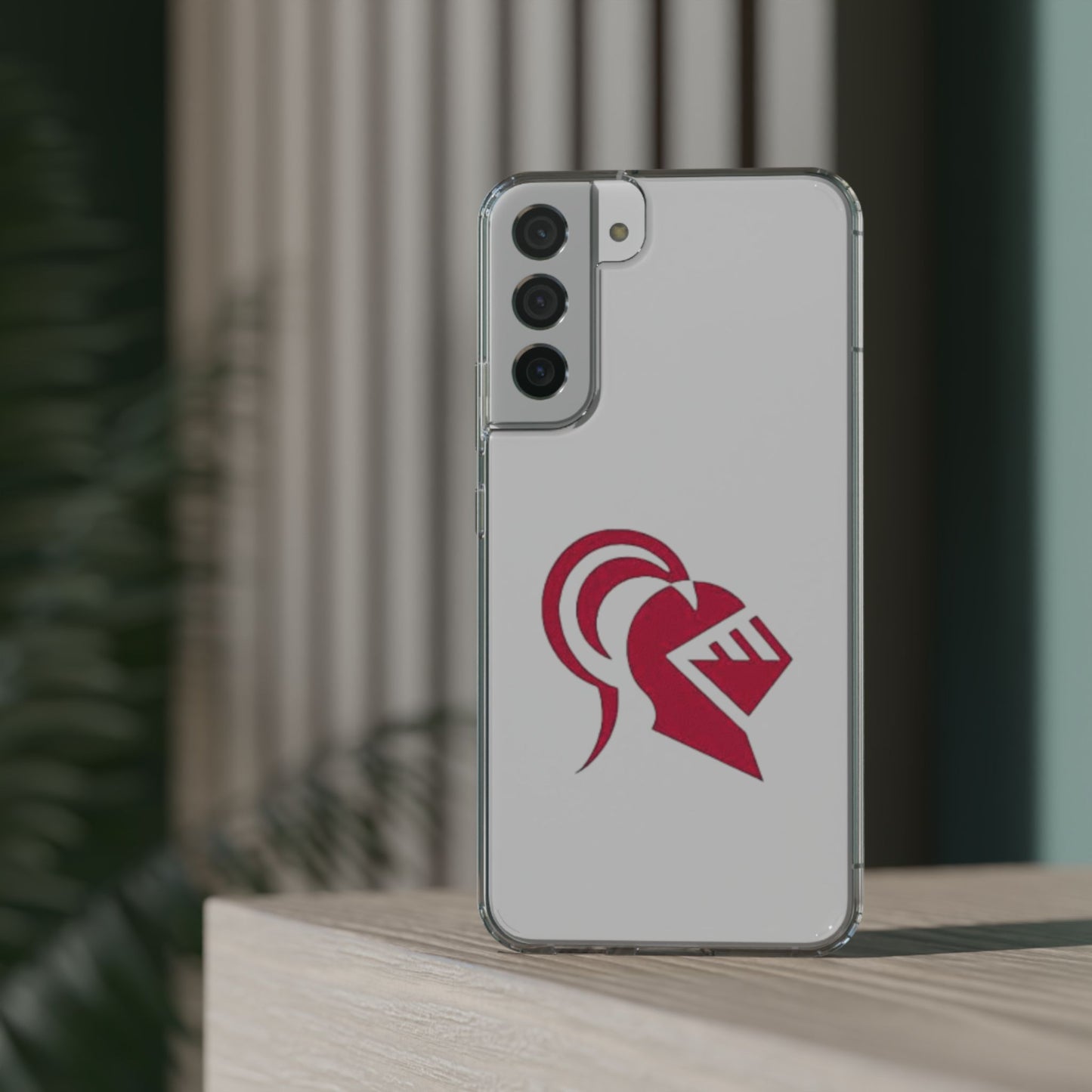 Irondale Knights Shield Clear Phone Case - Durable Protection with Bold Design