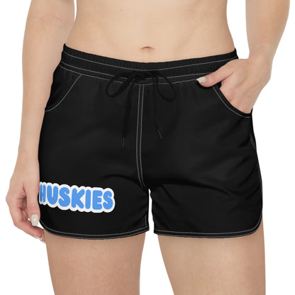 Saint Anthony Huskies Women's Black Casual Shorts