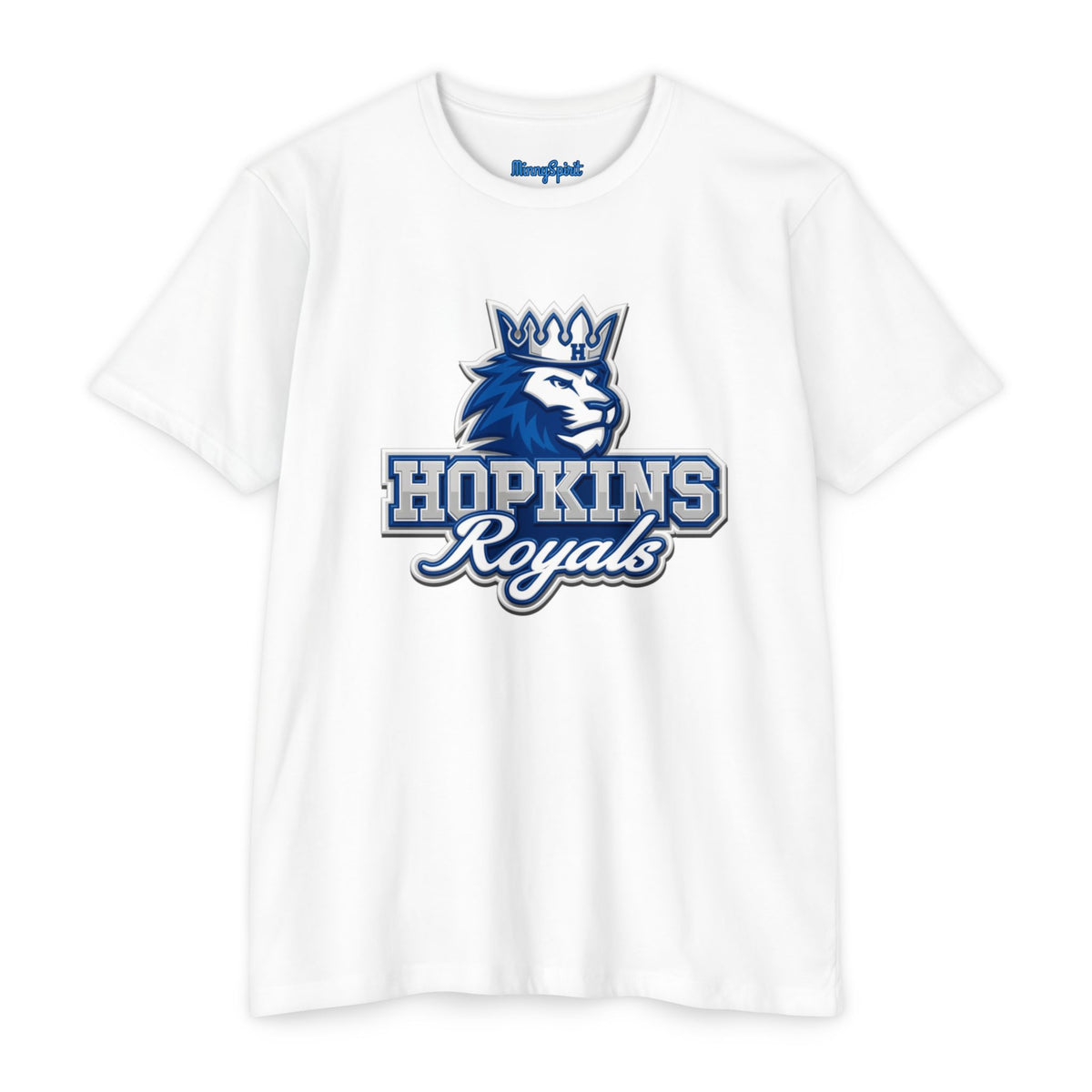 Hopkins Royals Crowned Lion Graphic T-Shirt