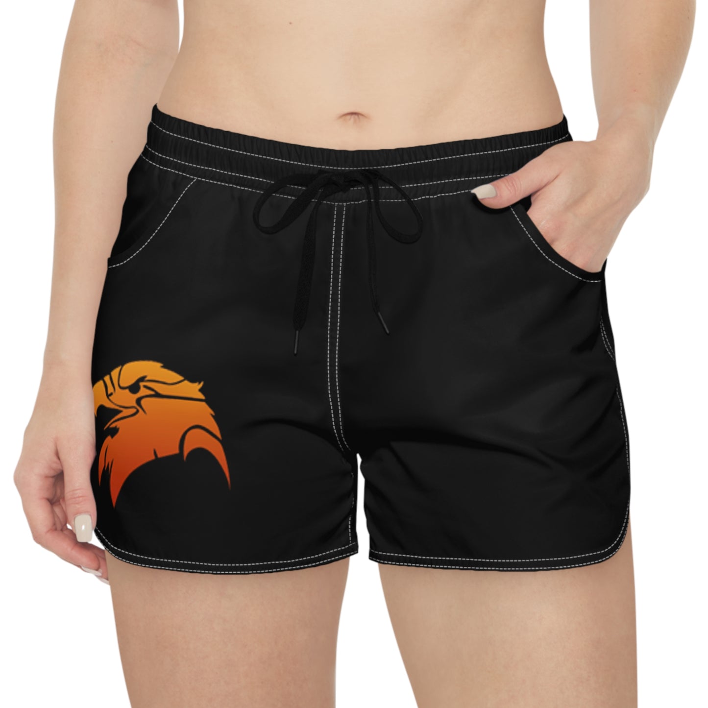 Saint Paul Humboldt Hawks Women's Black Casual Shorts
