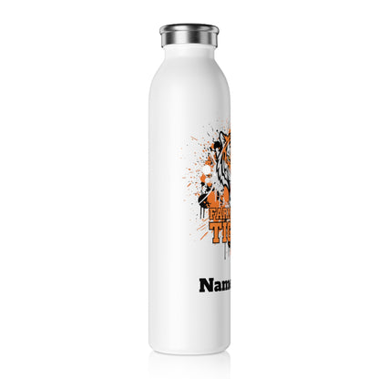 Farmington Tigers Slim Water Bottle —  Stainless Insulated Bottle