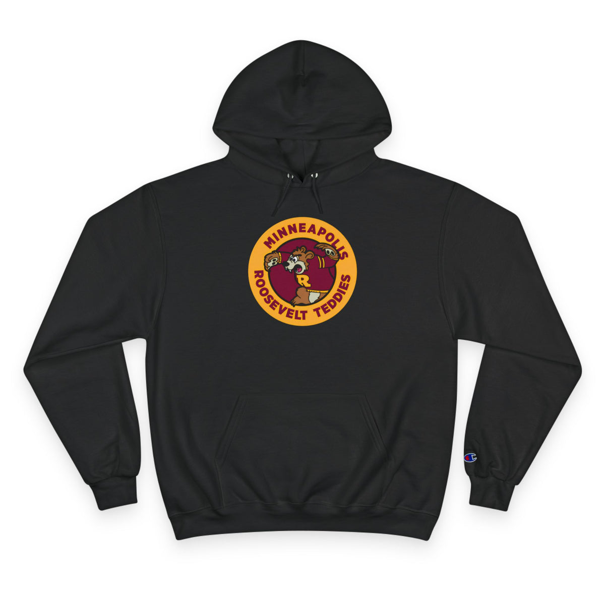 Minneapolis Roosevelt Teddies Champion Hoodie — Retro Collegiate Pullover