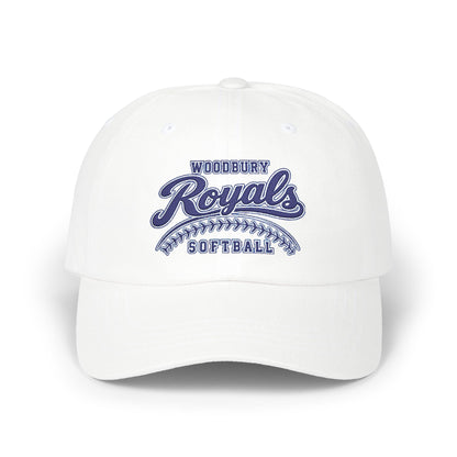 White "Royals Softball" Classic Dad Cap – Vintage Team Baseball Hat