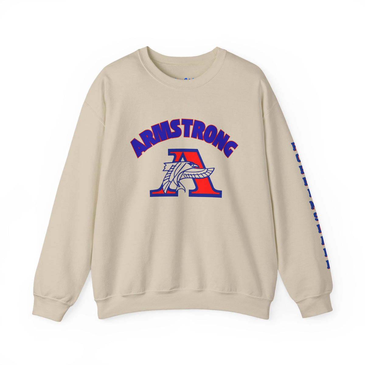 Robbinsdale Armstrong Crewneck Sweatshirt — School Logo Pullover