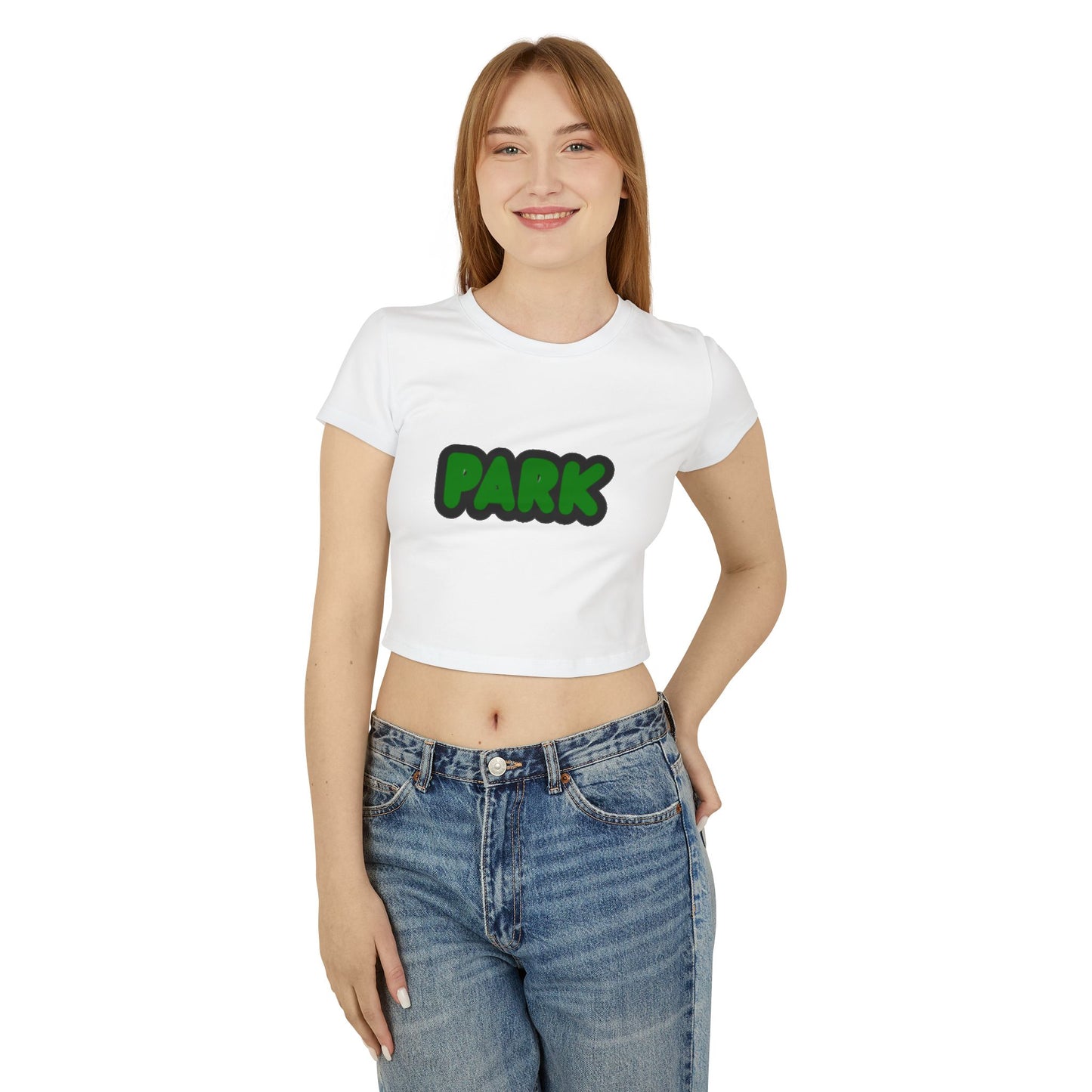 Park Cottage Grove Wolfpack Women’s Baby Tee - Retro Graphic Top for Casual Vibes