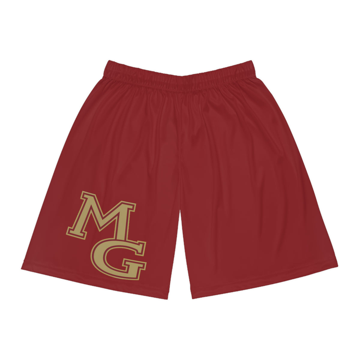 Maple Grove Stylish Crimson Basketball Shorts - Perfect for Sports Lovers