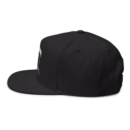Chaska Hawks basketball cap showcasing a stylish flat bill design and vintage varsity energy.