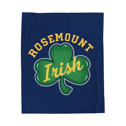 Rosemount Irish Cozy Velveteen Plush Blanket