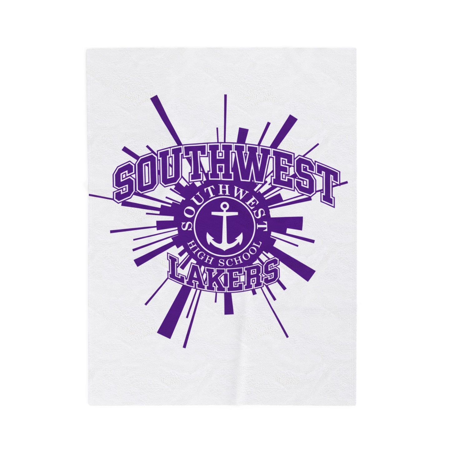 Minneapolis Southwest Lakers Velveteen Plush Blanket - Cozy Team Spirit Throw