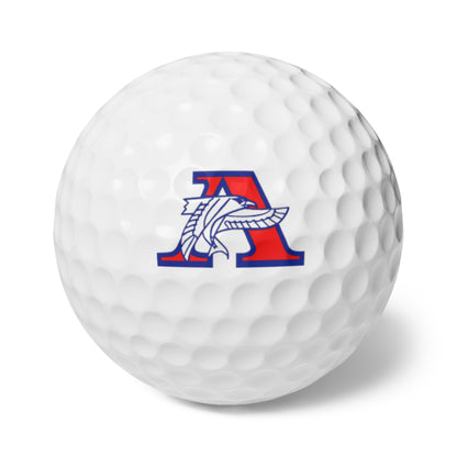Robbinsdale Armstrong Falcons Personalized Golf Balls Set - 6pcs