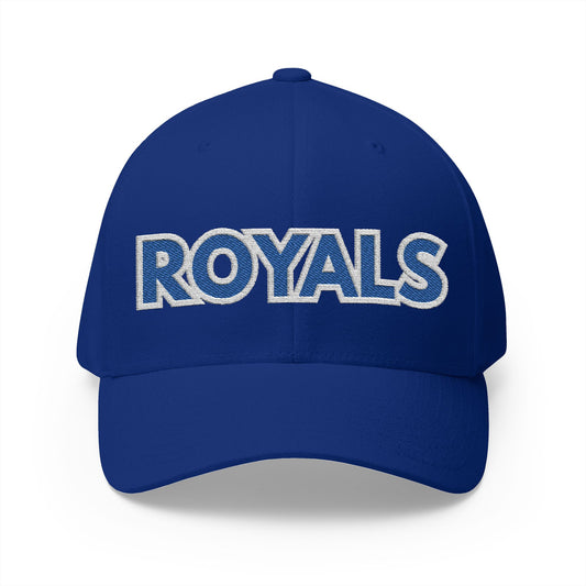 Woodbury Royals Embroidered Cap — Vintage Chenille Logo Hat