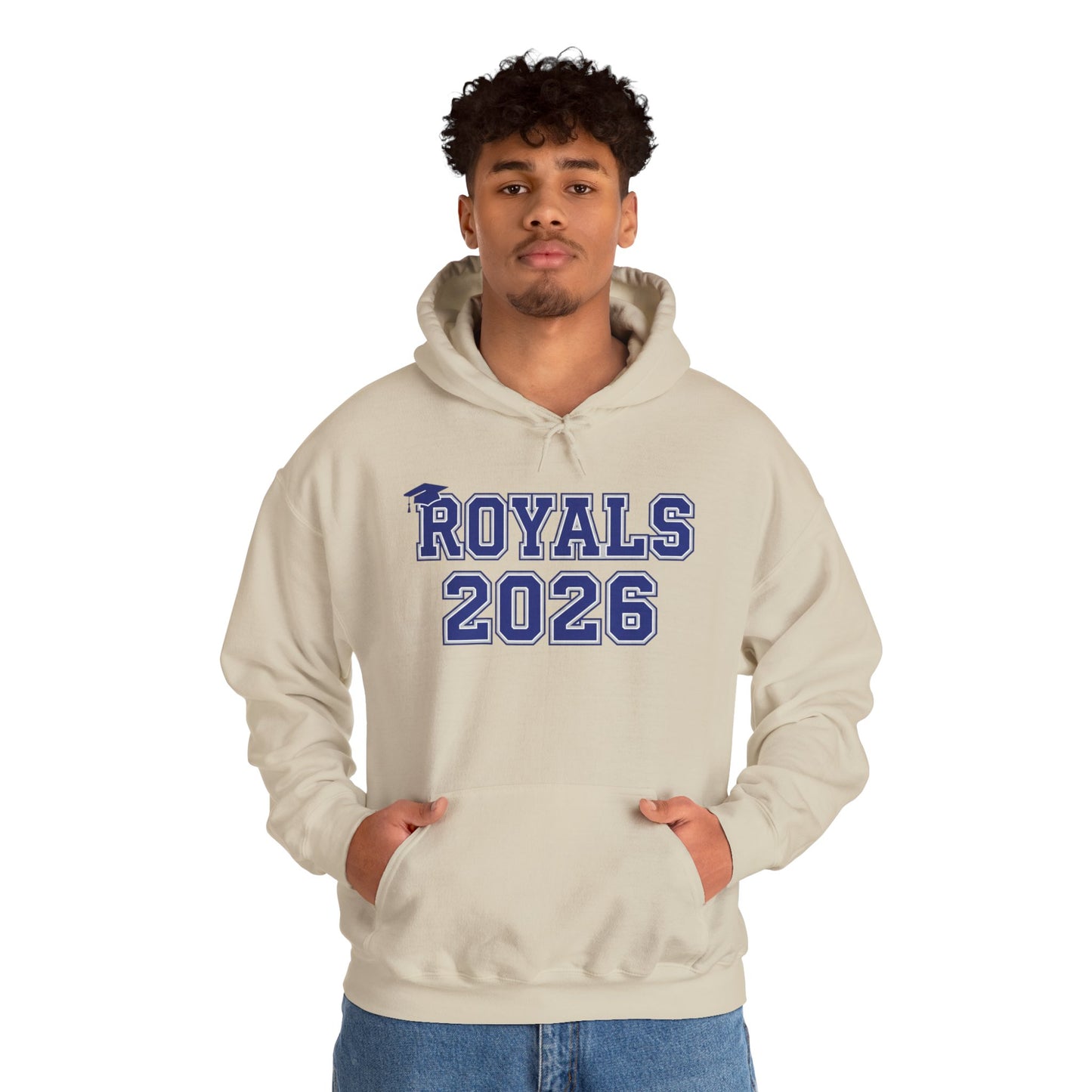 Woodbury Royals Class of 2026 Block Hoodie