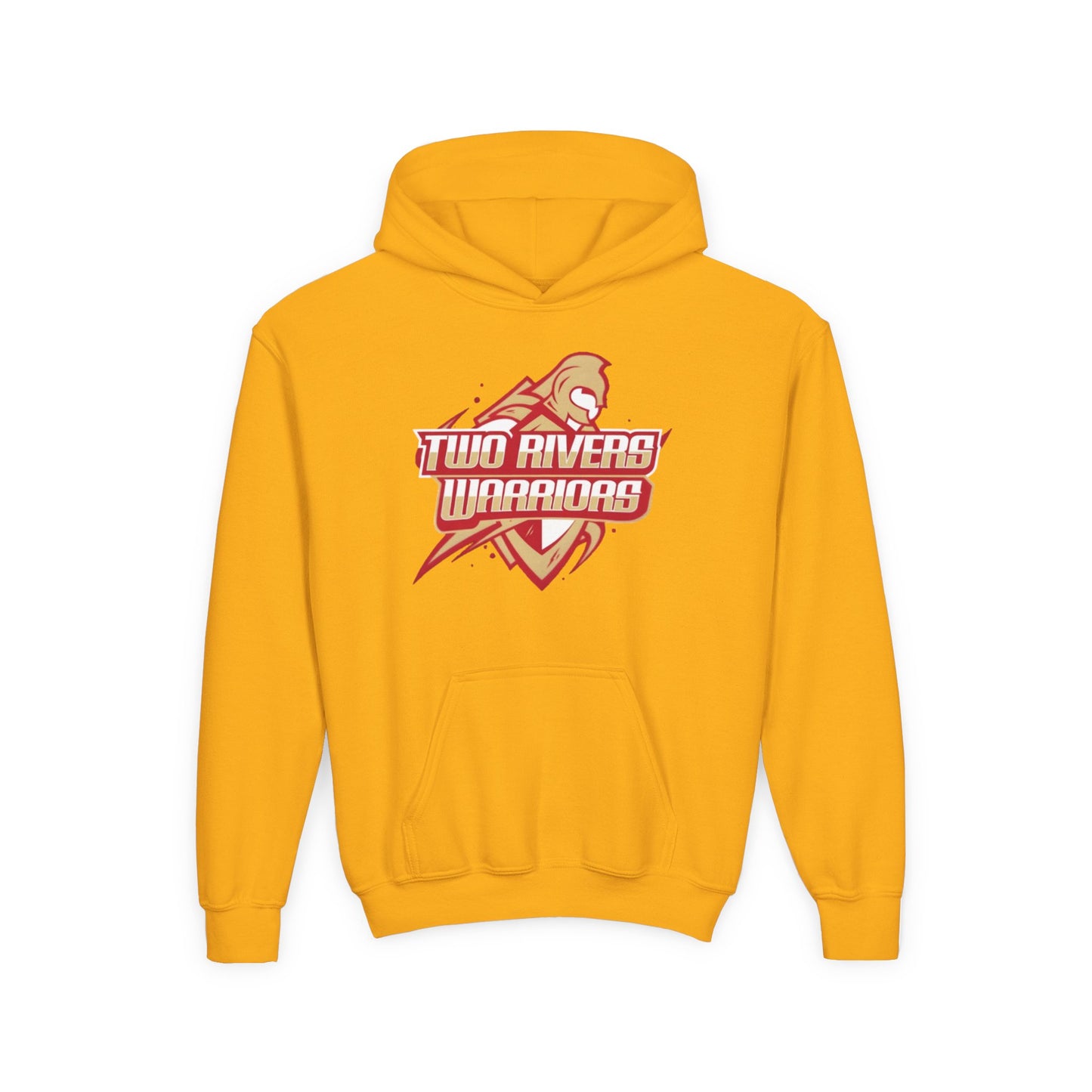 Two Rivers Warriors Logo Youth Sporty Hoodie