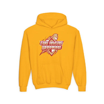 Two Rivers Warriors Logo Youth Sporty Hoodie