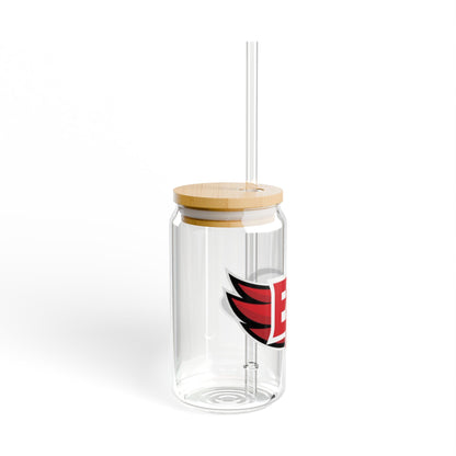 Eden Prairie Eagles Stylish 16oz Sipper Glass, Eco-Friendly Drinkware