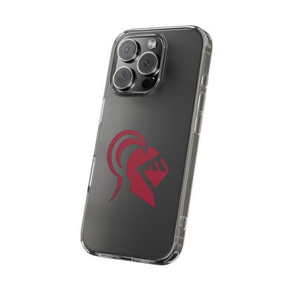 Irondale Knights Shield Clear Phone Case - Durable Protection with Bold Design