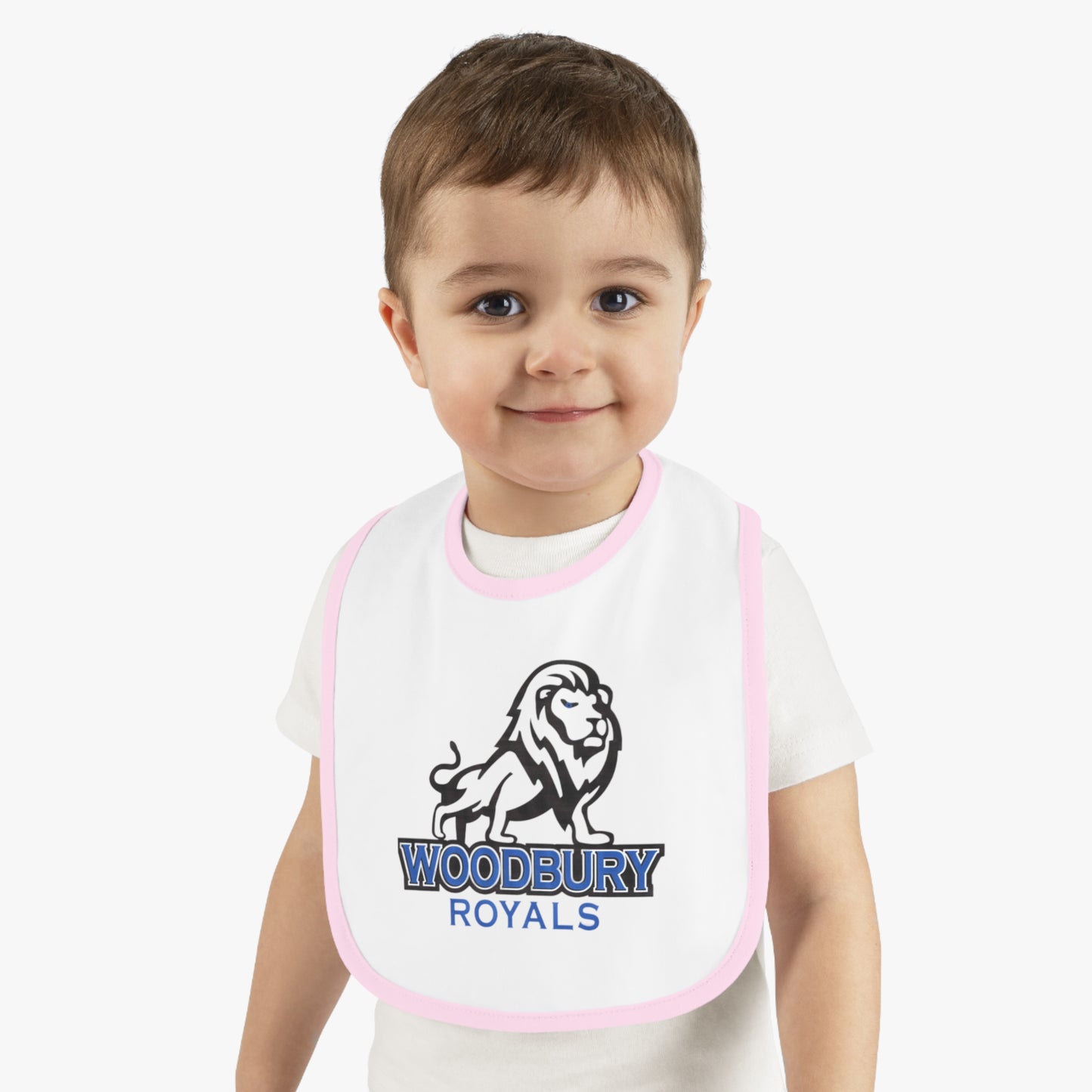 Woodbury Royals Baby Contrast Trim Jersey Bib