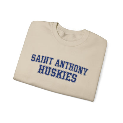 Saint Anthony Huskies Unisex Heavy Blend™ Crewneck Sweatshirt - Cozy Graphic Fashion