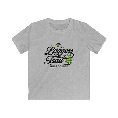 Kids Tee - "Loggers Trail Golf Course" Playful Woodland Golf Shirt