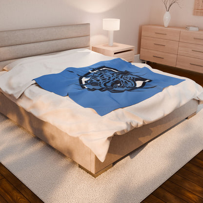 Bloomington Jefferson Jaguars Cozy Velveteen Plush Blanket - Perfect for Relaxation and Home Decor