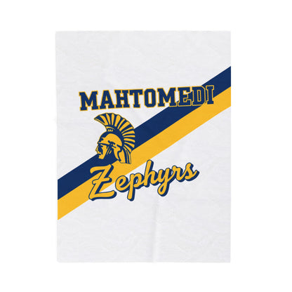 Mahtomedi Zephyrs Velveteen Plush Blanket