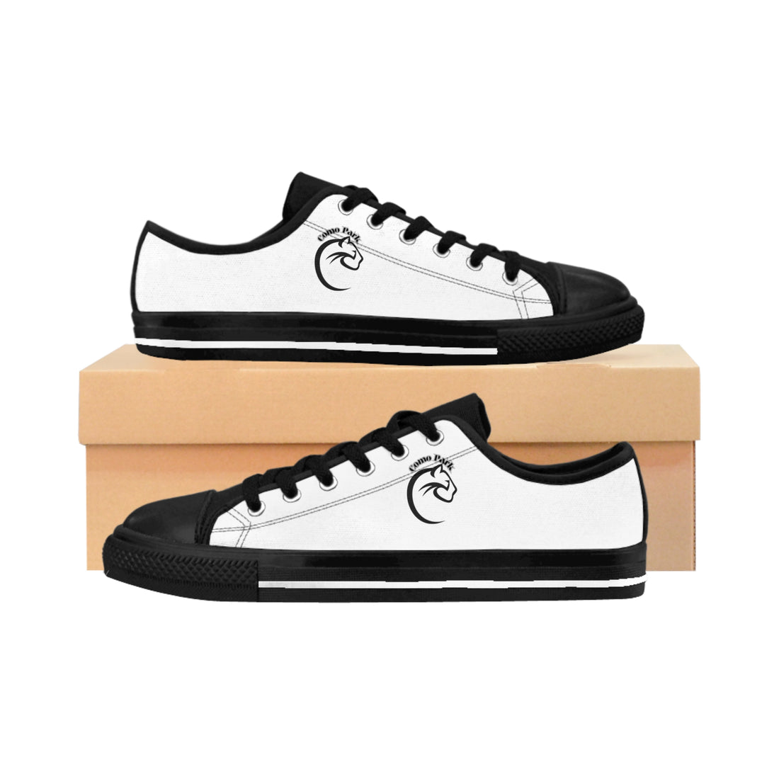 Como Park Black & White Men’s Sneakers